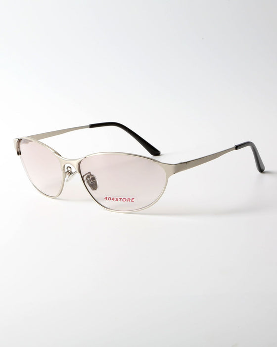 Wholesale Outdoor sports sunglasses with futuristic metal and silver edges, high-end sunglasses