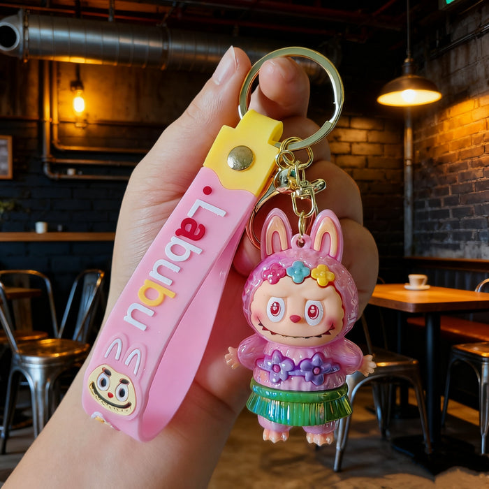 Wholesale Cute Silicone PVC Cartoon Keychains for Couples