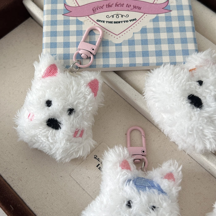 Wholesale Puppy Keychain Cute Soft Adorable Girl Sweet Pendant Student Girlfriend Gift Accessories