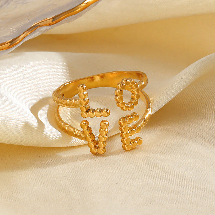 Wholesale Fashionable and trendy gold-plated design open ring