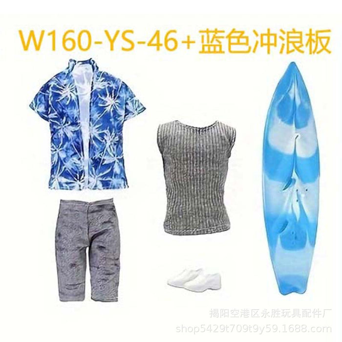 Wholesale prince casual  doll men' s suit children' s toy clothes