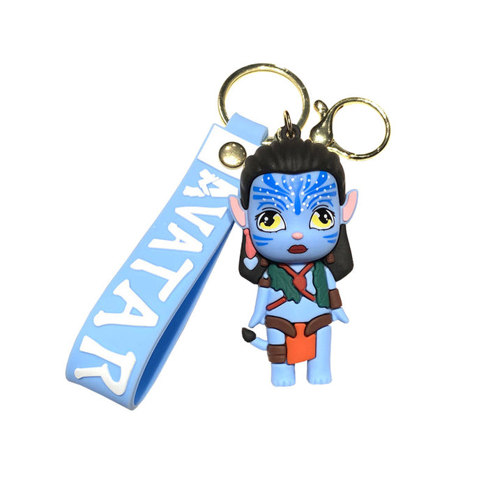 Wholesale Cartoon 3D Silicone Doll Couple Keychains