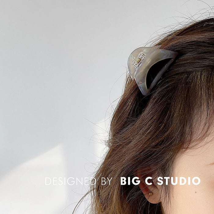 Wholesale Temperament shark clip hollow grip clip exquisite bangs clip back of the head clip