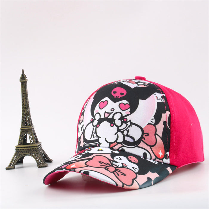 Wholesale children' s hat cartoon  boys and girls baseball cap thin sunscreen cap boys