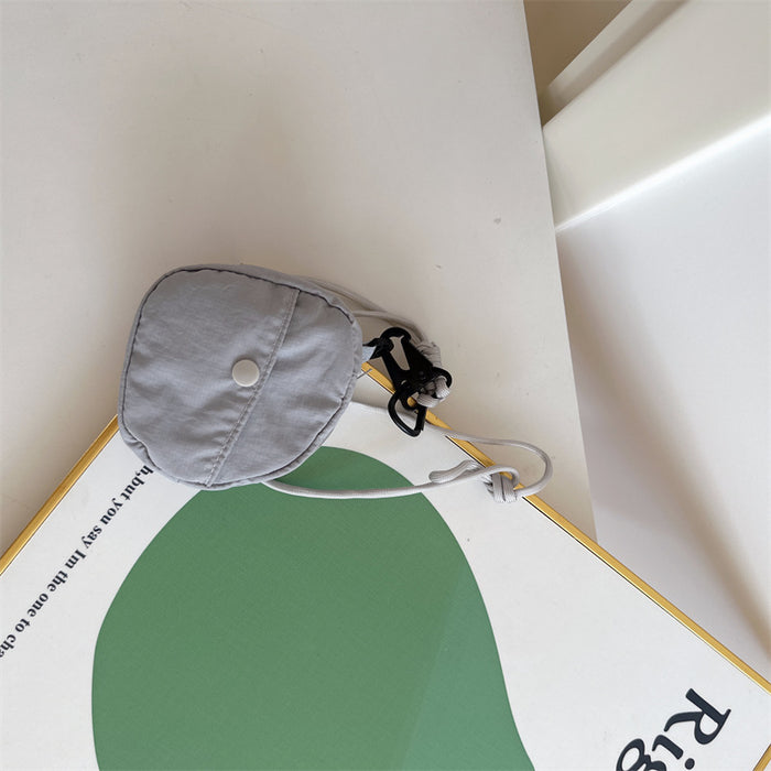 Wholesale New neck hanging small bag, trendy children's baby accessory bag, stylish headphone bag, portable wallet for outdoor use