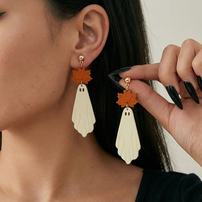 Wholesale Ghost Acrylic Earrings Fashion Accessory