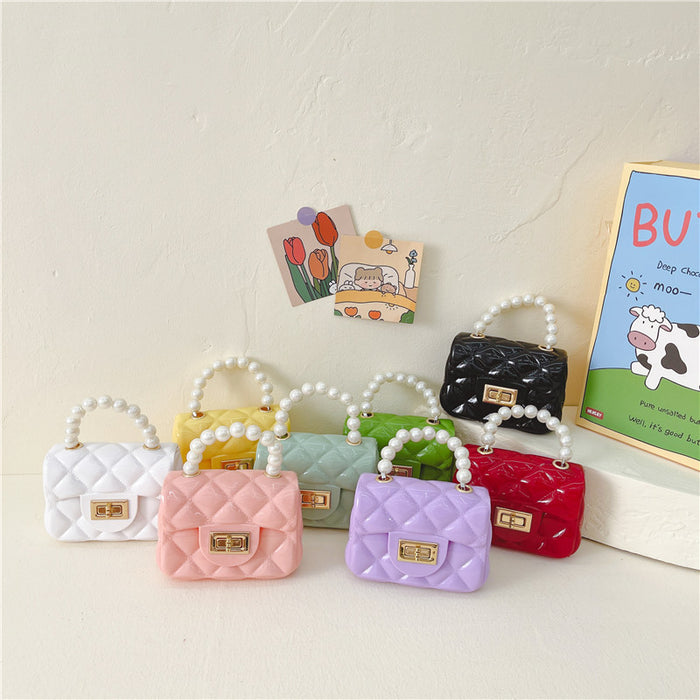Wholesale Jelly bag, hand-held mini bag, children's cute little shoulder bag