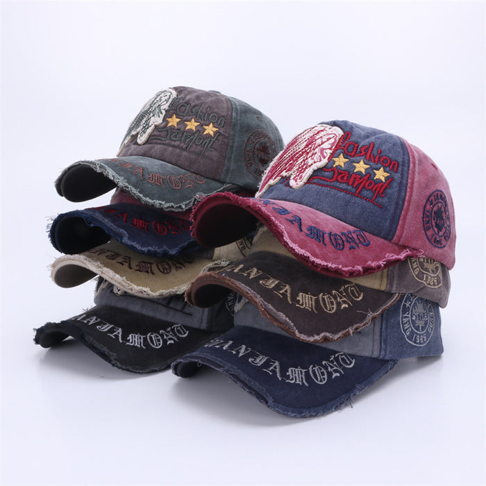 Wholesale Sunshade hat, casual letter baseball cap, used outdoor duckbill cap, spring and autumn