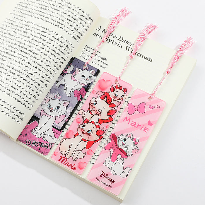 Wholesale Cute Cat Cartoon Acrylic Bookmark