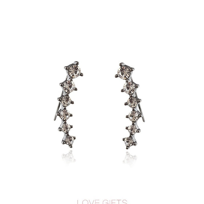 Wholesale Simple temperament pearl rhinestone light luxury fashionable ear clip