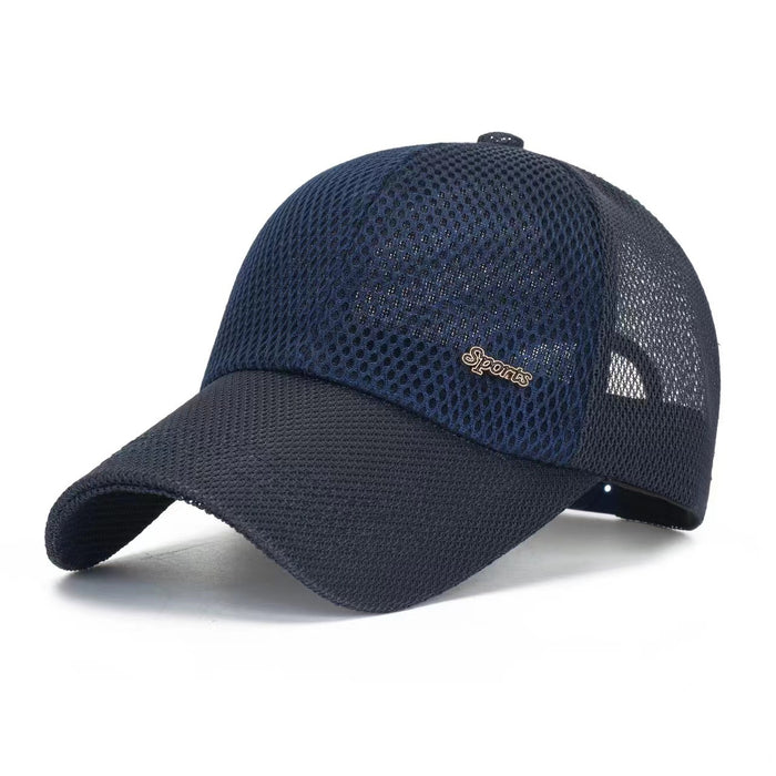Wholesale Mesh breathable baseball cap, sunshade and sun protection hat, versatile for outdoor leisure