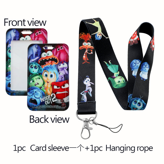 Wholesale Webbing Lanyard Cartoon Mobile Phone Strap Keychain JDC-KC-QiChao008