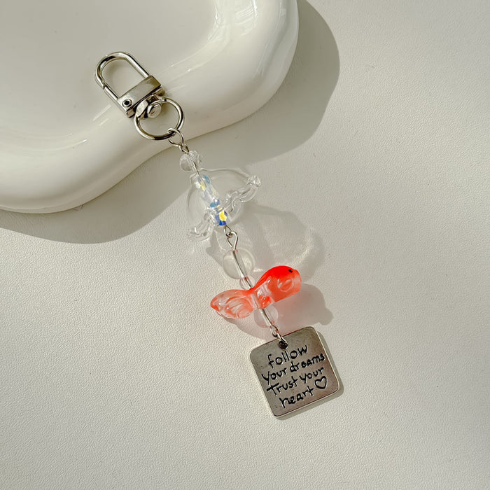 Wholesale Goldfish Wind Pendant Personalized Mobile Phone Chain Hanging Ben Hanging Chain