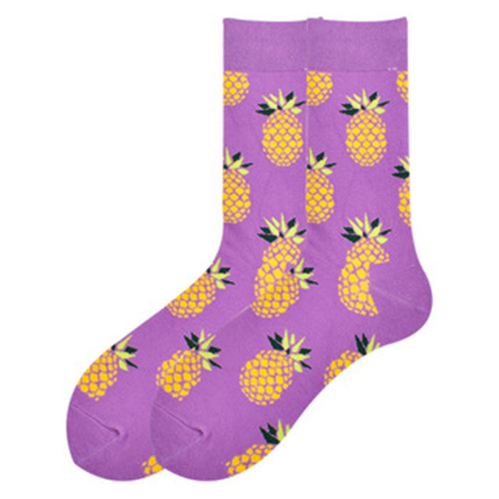 Wholesale Happy Socks Fruit Series Men and Women Socks Mid-tube Socks JDC-SK-CG016