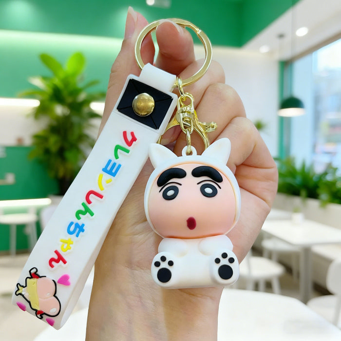 Wholesale Silicone Keychain Cartoon Car Key Accessory Boutique Gift for Fans