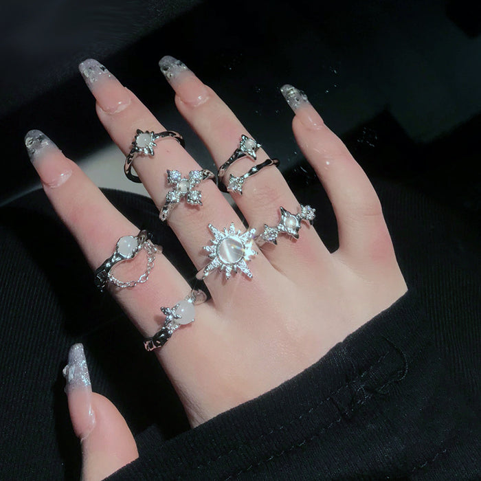 Wholesale High end niche design ring, cross shaped opening personalized ring