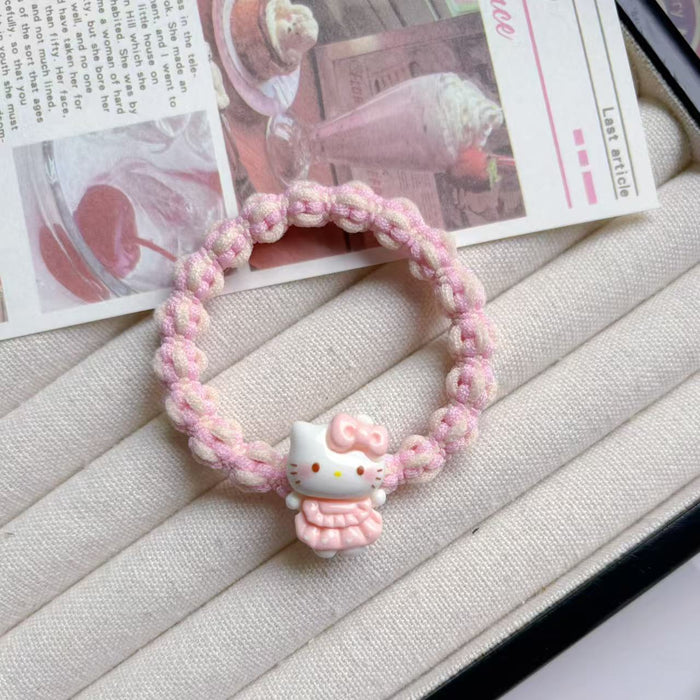 Wholesale Bow Kt Hair Band Hair Rope Couple Best Friend Gift Cartoon Hair Accessories