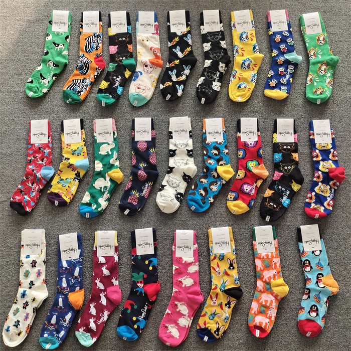 Wholesale Mid-tube Socks Animal Cat All-match Women's Socks JDC-SK-Bingao005