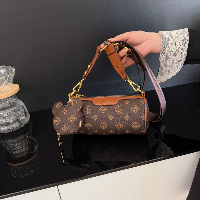 Wholesale Pillow Versatile Shoulder Bag Printed Retro Fashion Western Style Crossbody Bag