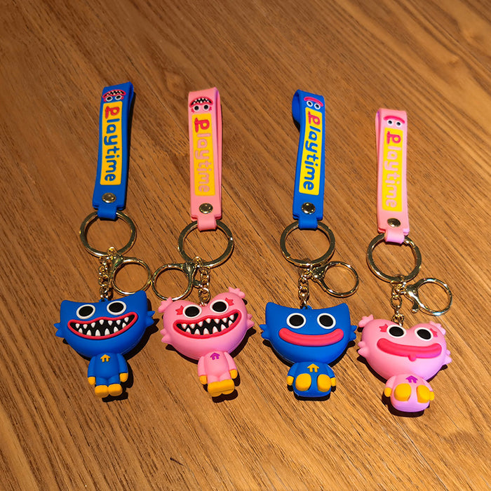 Wholesale Rubber Cartoon Doll Keychain JDC-KC-Tingm197