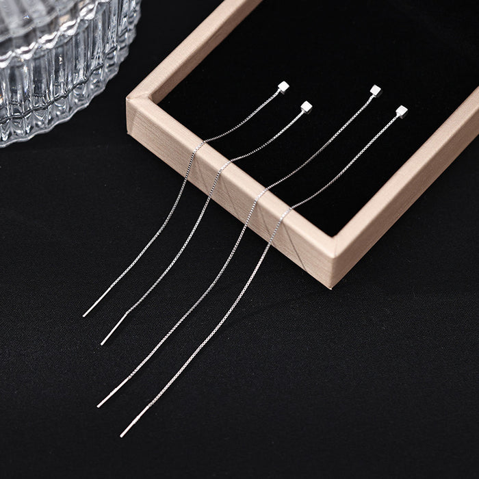 Wholesale Tassel style long earrings with a simple and high-end feel