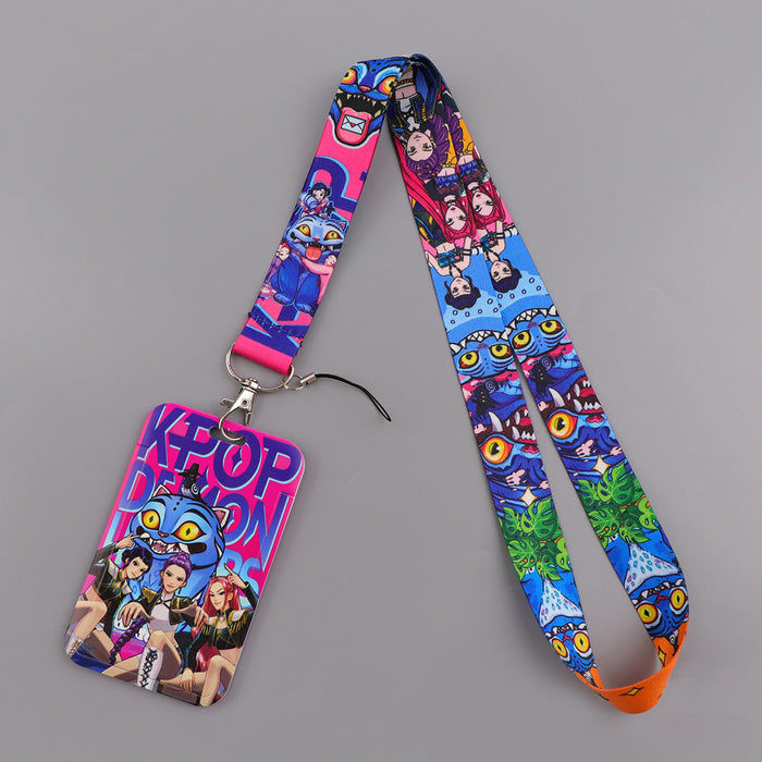 Wholesale Kpop Team Mobile Phone Lanyard Keychain and Card Holder