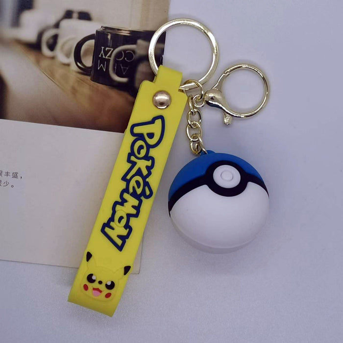 Wholesale Cartoon without lights elf ball key chain pendant bag car key chain accessories gift