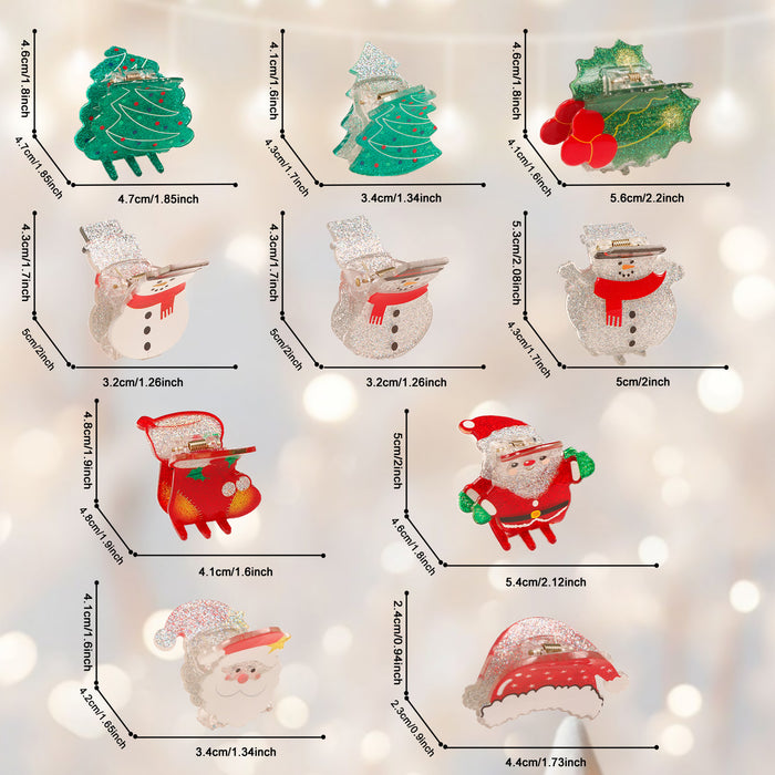 Wholesale Accessories Christmas atmosphere glitter small clip