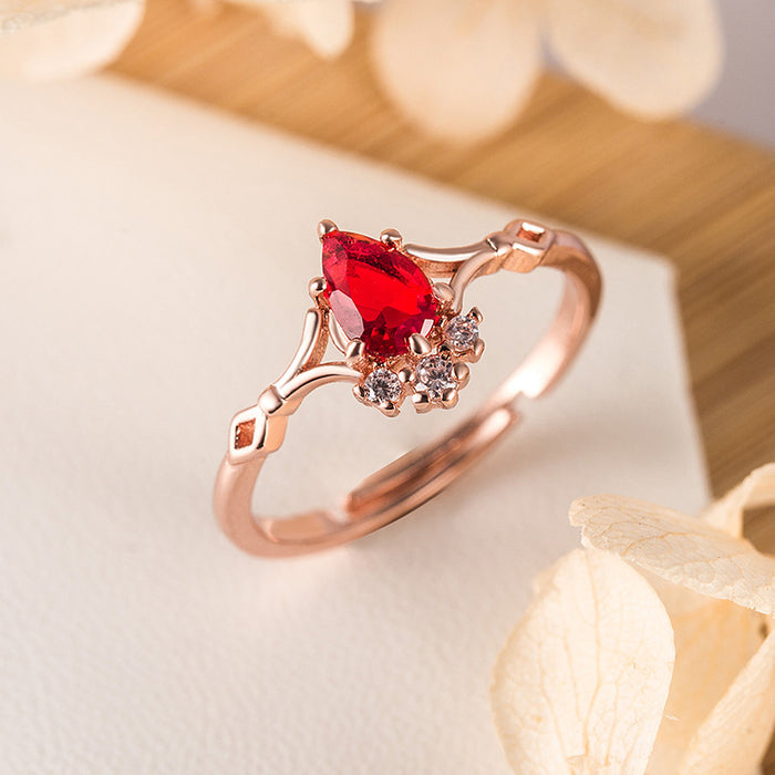 Wholesale Natural stone ring, light luxury, versatile, same style ring