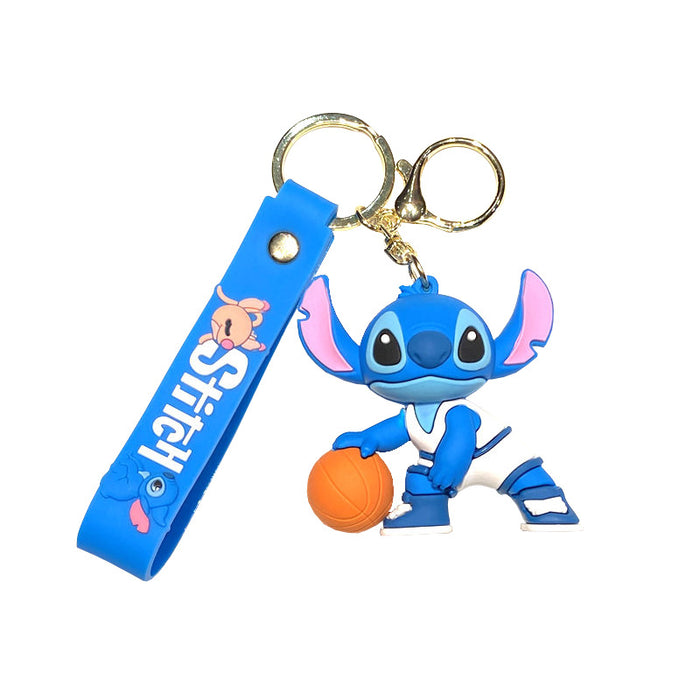 Wholesale Creative cartoon keychain, cute campus style keychain