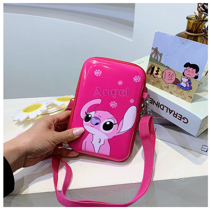 Wholesale New zero wallet hard shell box bag, cute girl crossbody bag, outdoor leisure phone bag, parent-child children's bag