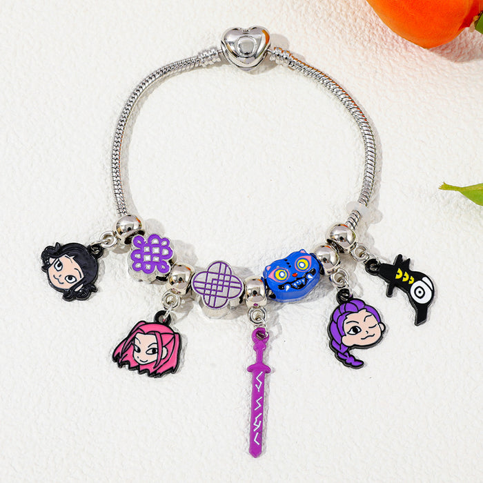 Wholesale Cartoon Anime K-POP Fashion Beaded Bracelet
