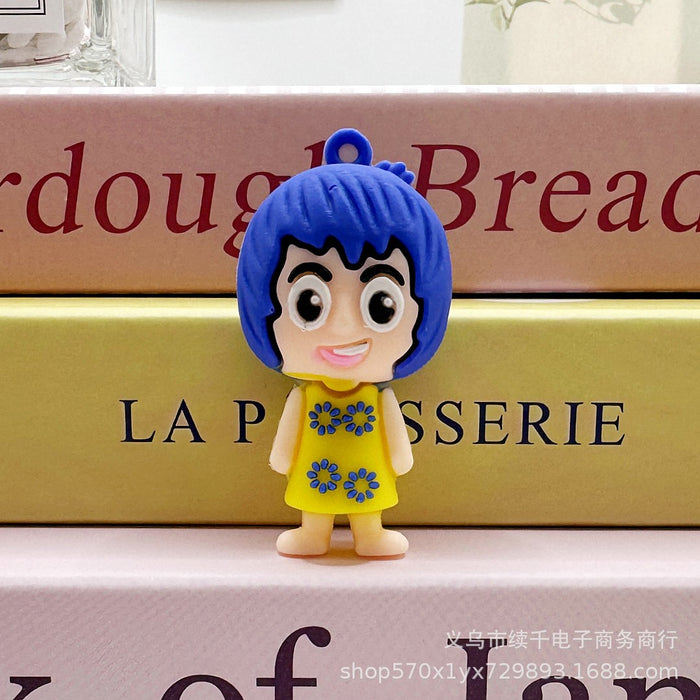 Wholesale Keychain figurine backpack pendant blind box 3D soft rubber small gift