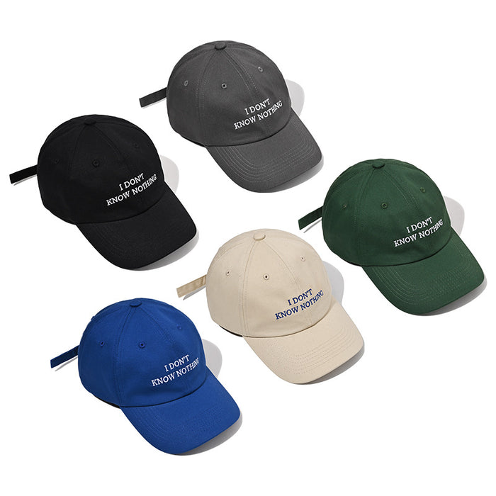Wholesale Baseball cap embroidered letters duckbill cap soft top sun hat