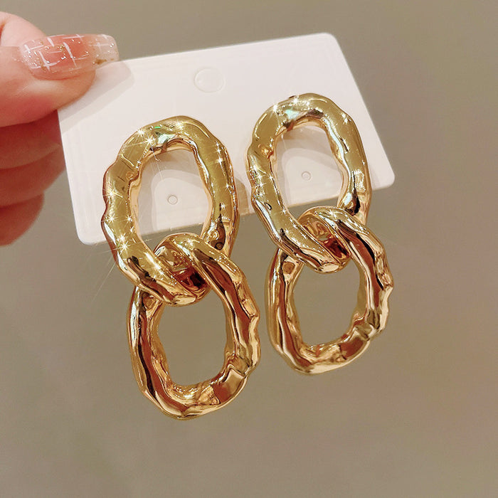 Wholesale High-quality Fashion Gold-plated Earrings JDC-ES-BoYue003