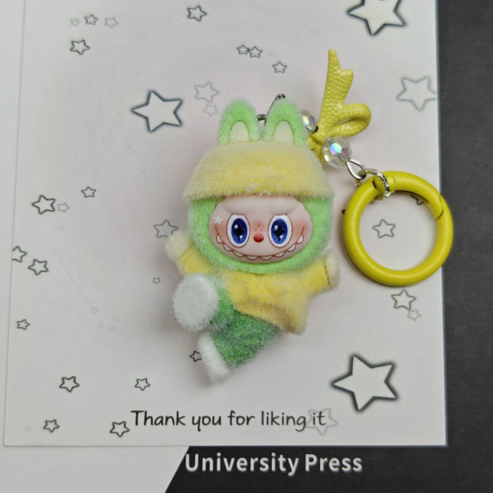 Wholesale Flocked Dancing Doll Keychain