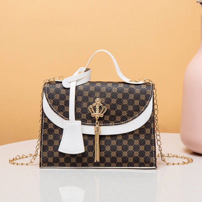 Wholesale Printed Handbags Popular Small Bags Fashionable Chain Crossbody Bags JDC-SD-XJ007