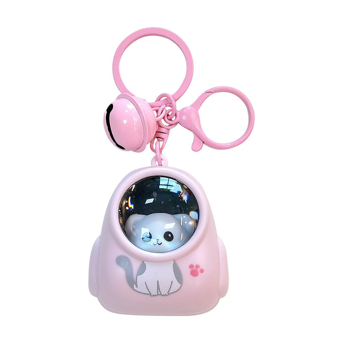 Wholesale Cute Bear Schoolbag Night Light Keychain JDC-KC-YanG011