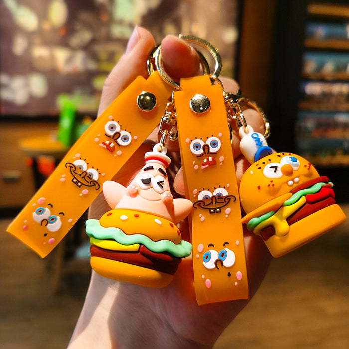 Wholesale Cartoon Doll Silicone Keychain JDC-KC-Tingm255