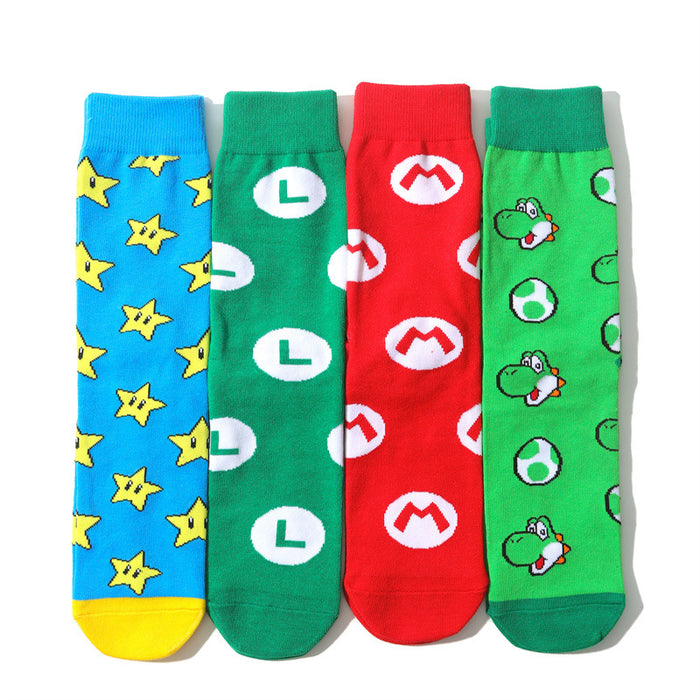 Wholesale Mid Socks Game Anime Socks