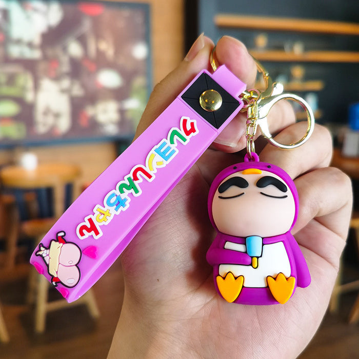 Wholesale Cartoon Doll Silicone Keychain JDC-KC-Tingm271