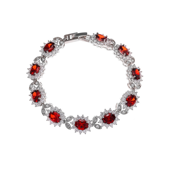 Wholesale Simple zircon-set bracelets in various colors