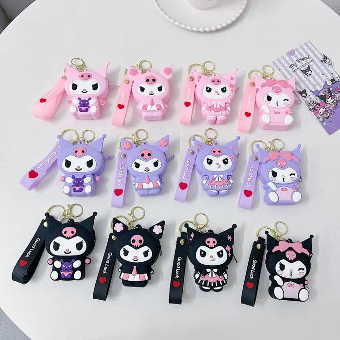 Wholesale Cartoon figurine keychain, keychain, pendant accessory, cute backpack, hanging chain, small gift hanging accessory