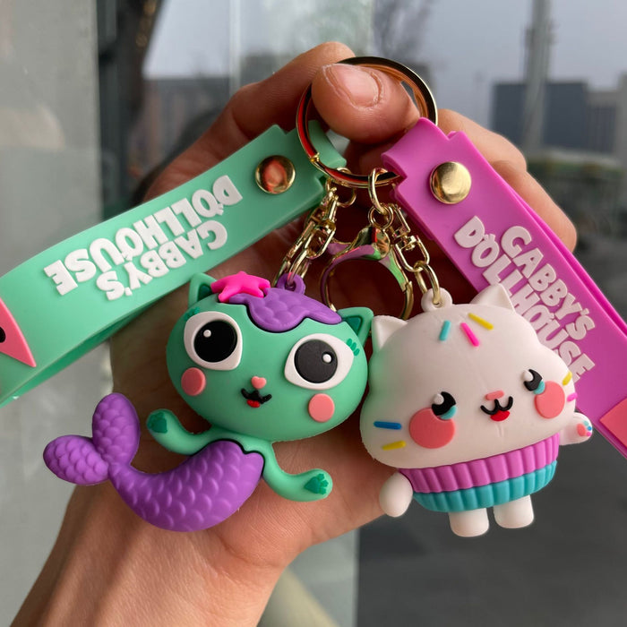 Wholesale House keychain cartoon figurine backpack pendant decoration small gift wholesale