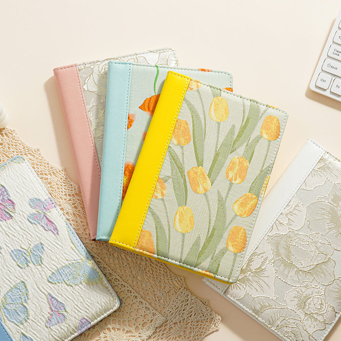 Wholesale A5 Cloth Notebook Pink Dot Grid Cartoon Design Cute Gift & Daily Use MOQ≥2