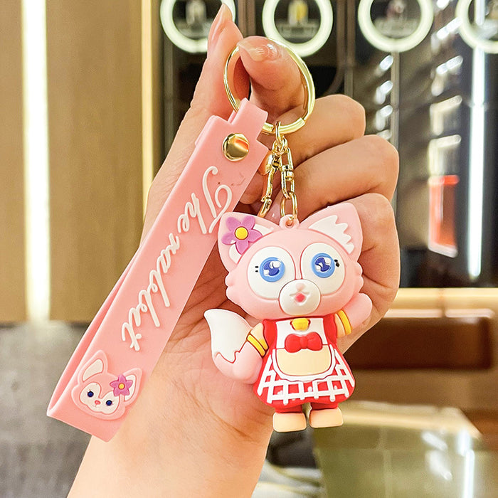 Wholesale Cartoon Doll Silicone Keychain JDC-KC-Benxin039