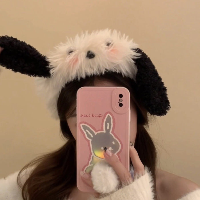 Wholesale Plush long eared puppy headband cute headband accessory