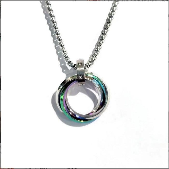 Wholesale Titanium steel sweater chain pendant, stainless steel necklace pendant