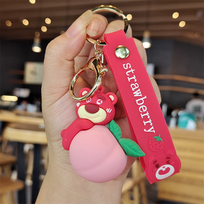 Wholesale Cartoon Silicone Doll Keychain JDC-KC-ZhuoRan014