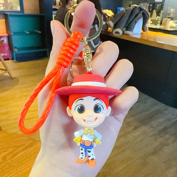 Wholesale Cartoon Doll PVC Keychain JDC-KC-JinG008